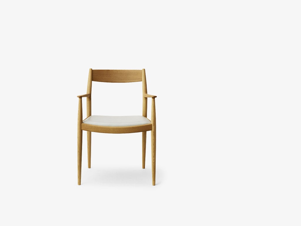 Karimoku Case N-DC01 Kinuta Armchair (Upholstered)