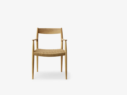 Karimoku Case Kinuta N-DC01 Armchair (Paper Cord)