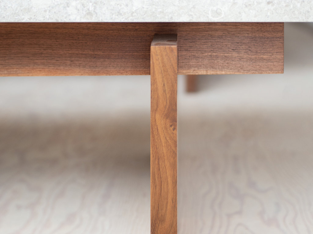 Thom Fougere for Mjölk Mjölk Stone Coffee Table (White Oak)