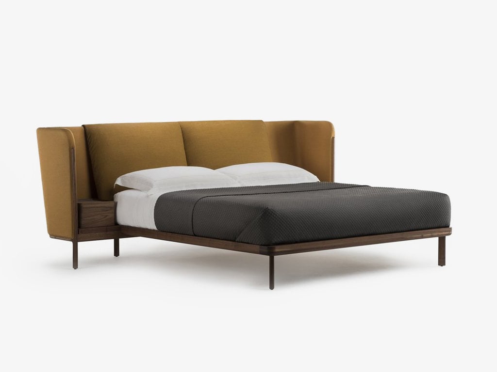 Luca Nichetto for De La Espada Dubois Bed (Low Headboard with Bedside Tables)