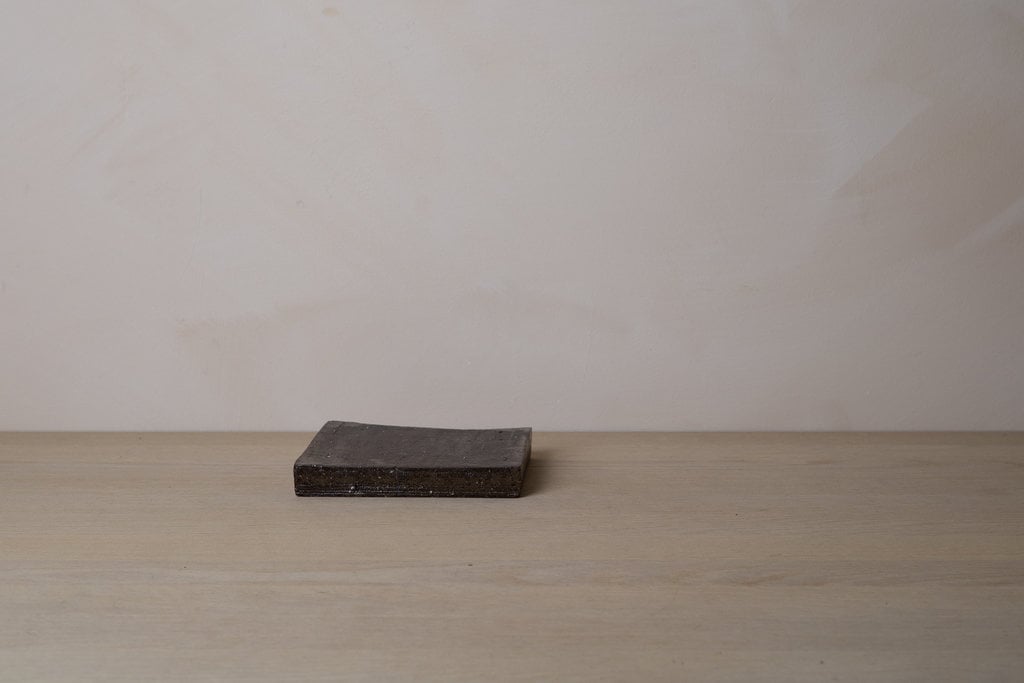 Atsushi Ogata Unglazed Square Plate (Small)