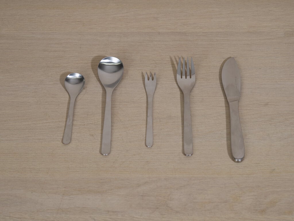Sori Yanagi Stainless Steel Cutlery (5pc)