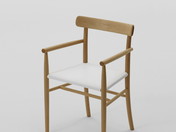 Lightwood Armchair - Mjölk
