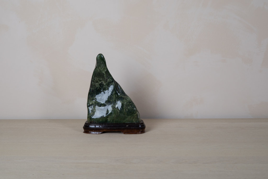 Antique Antique Jade Viewing Stone