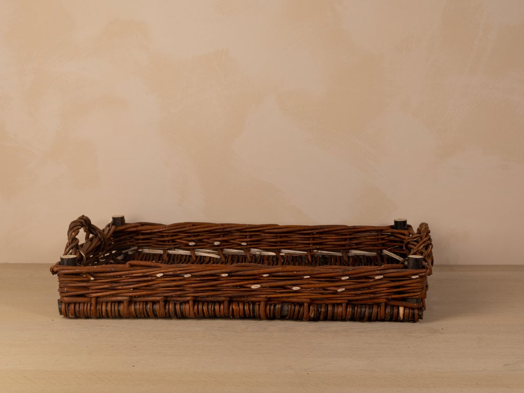 Blaise Cayol Rectangular Large Willow Tray