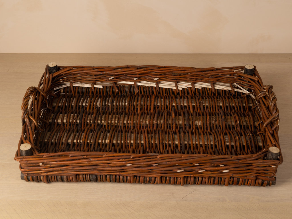 Blaise Cayol Rectangular Large Willow Tray