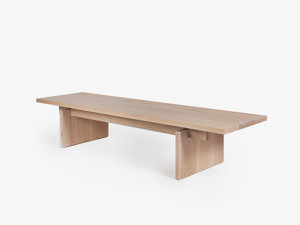 Thom Fougere for Mjölk Mjölk Wood Coffee Table (White Oak)