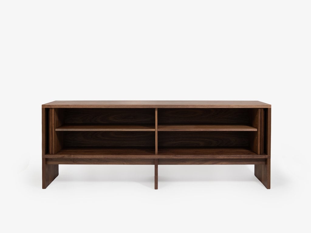 Thom Fougere for Mjölk Tambour Credenza Walnut