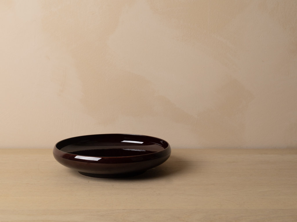 Rina Ono Porcelain Bowl with Candy Red Glaze