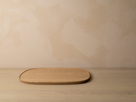 Oji Masanori Fukura Chestnut Serving Tray Large