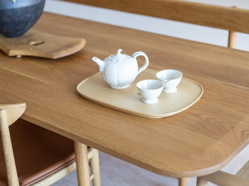 Oji Masanori Fukura Chestnut Serving Tray Large