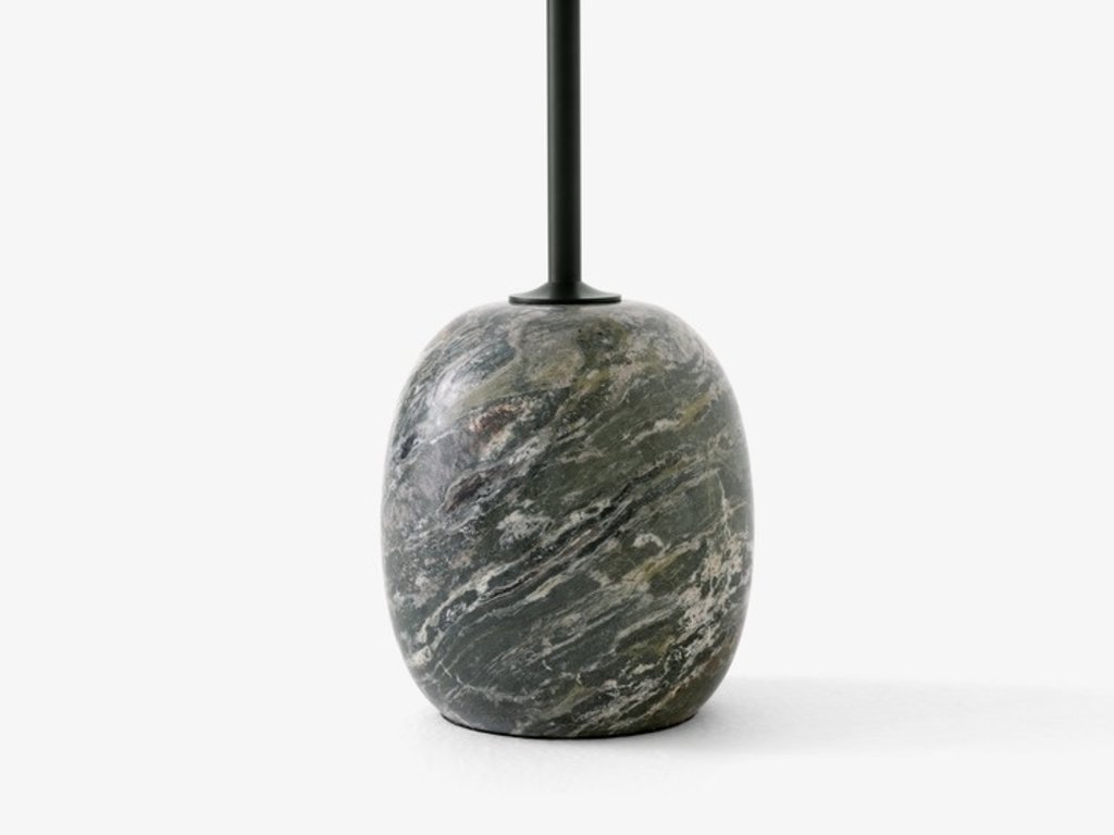 Luca Nichetto for &Tradition Lato Side Table (Deep Green & Verde Alpi Marble)