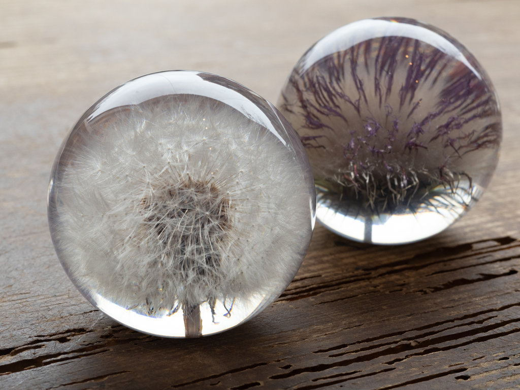 Hafod Grange Paperweight Thistle Paperweight, Small