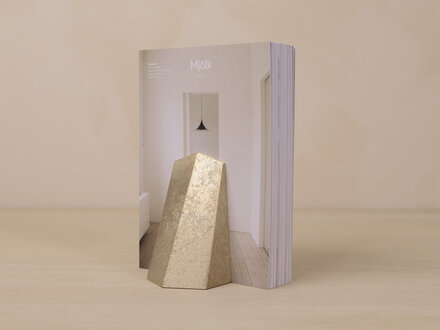Oji Masanori for Futagami Komagata Brass Bookend