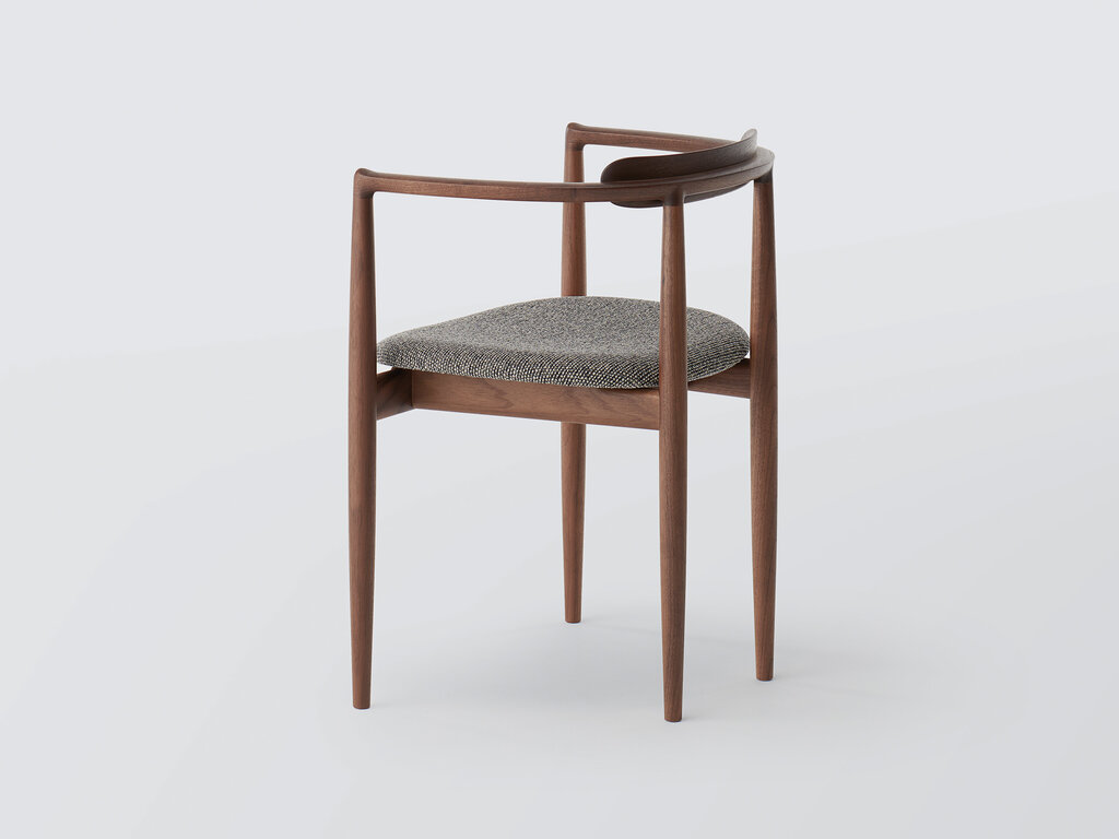 GamFratesi for Koyori Miau Armchair, Walnut H-WA / Savanna 2013/202)