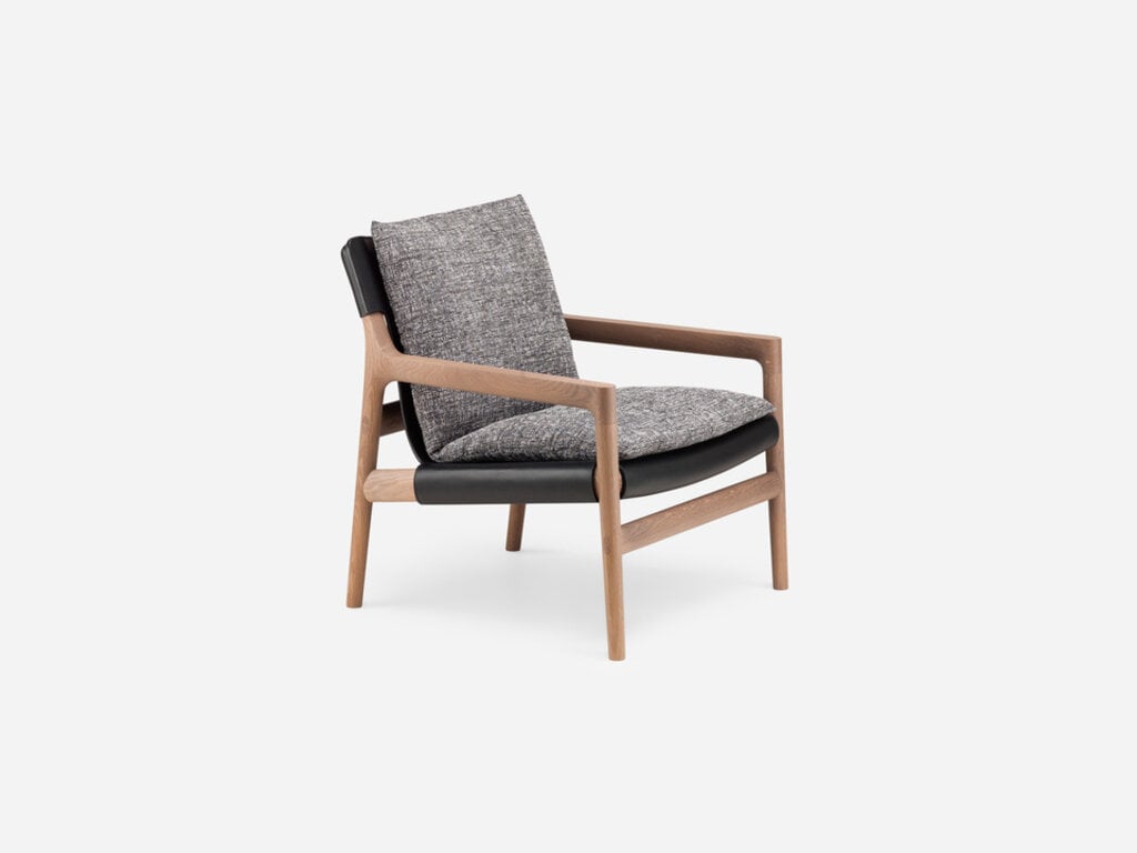 Luca Nichetto for De La Espada Sela Lounge Chair With Narrow Arms