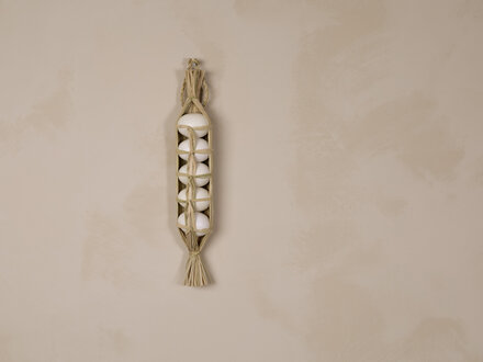 Takubo Braided Egg Holder with Paper Mache Eggs