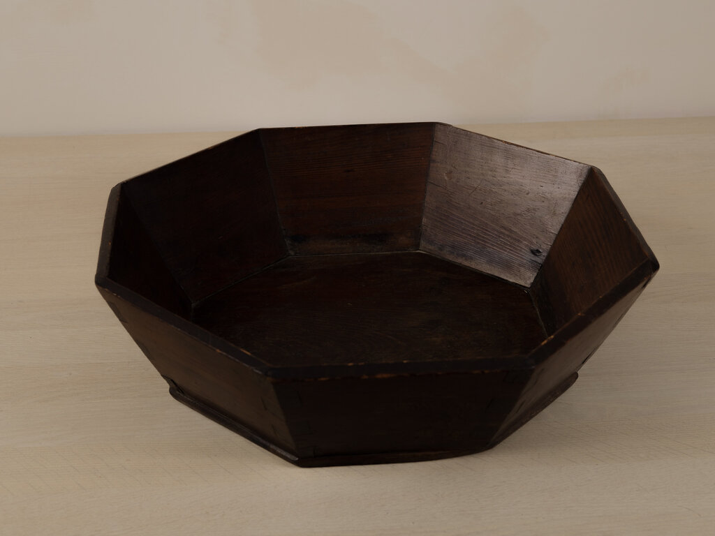 Antique XL Yi Dynasty Octagonal Deep Tray