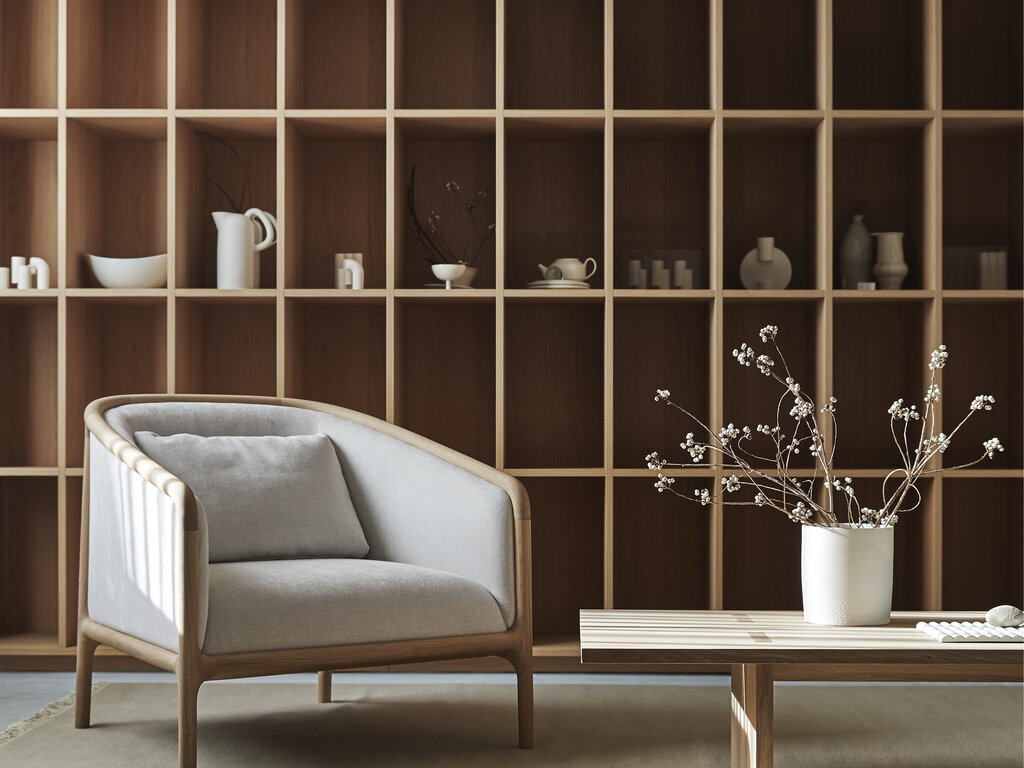 Norman Foster for Karimoku Case NF-LC01 Lounge Chair