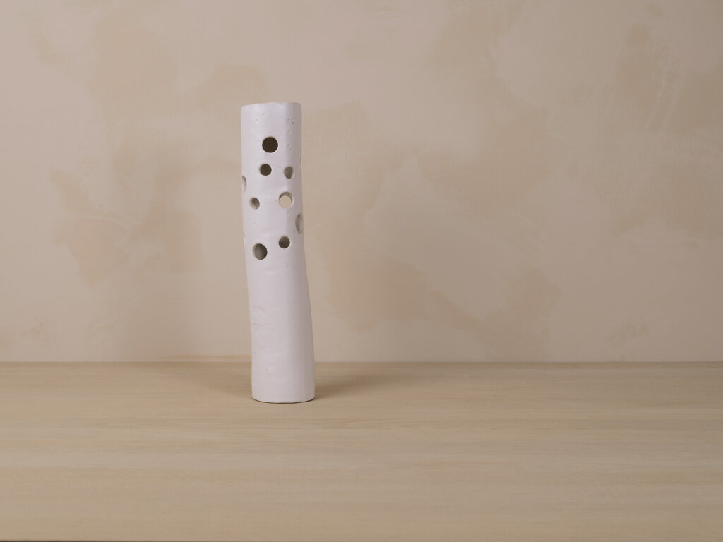 Masanobu Ando Tall Perforated Cylindrical Vessel