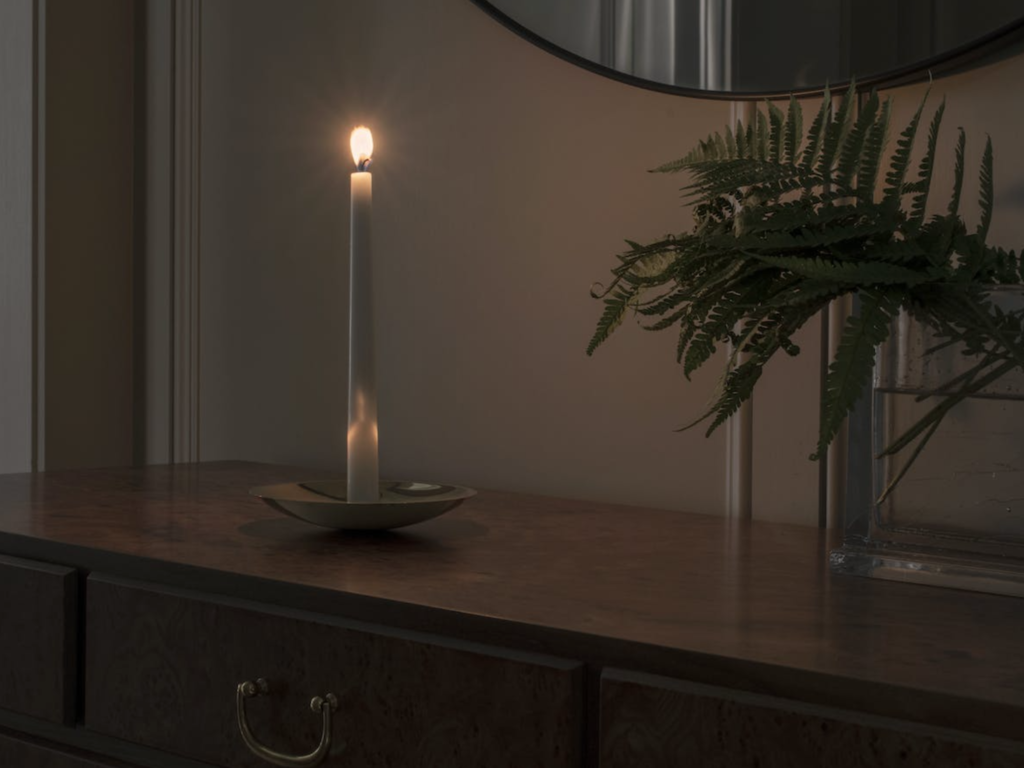 Studioilse for Wastberg Holocene No. 6: Brass Candleholder by Ilse Crawford