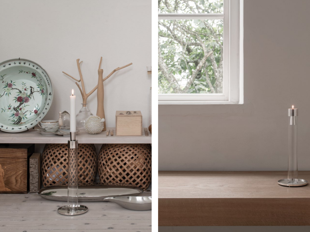 Ingegerd Råman for Wastberg Holocene No. 7: Candleholder and Vase by Ingegerd Råman