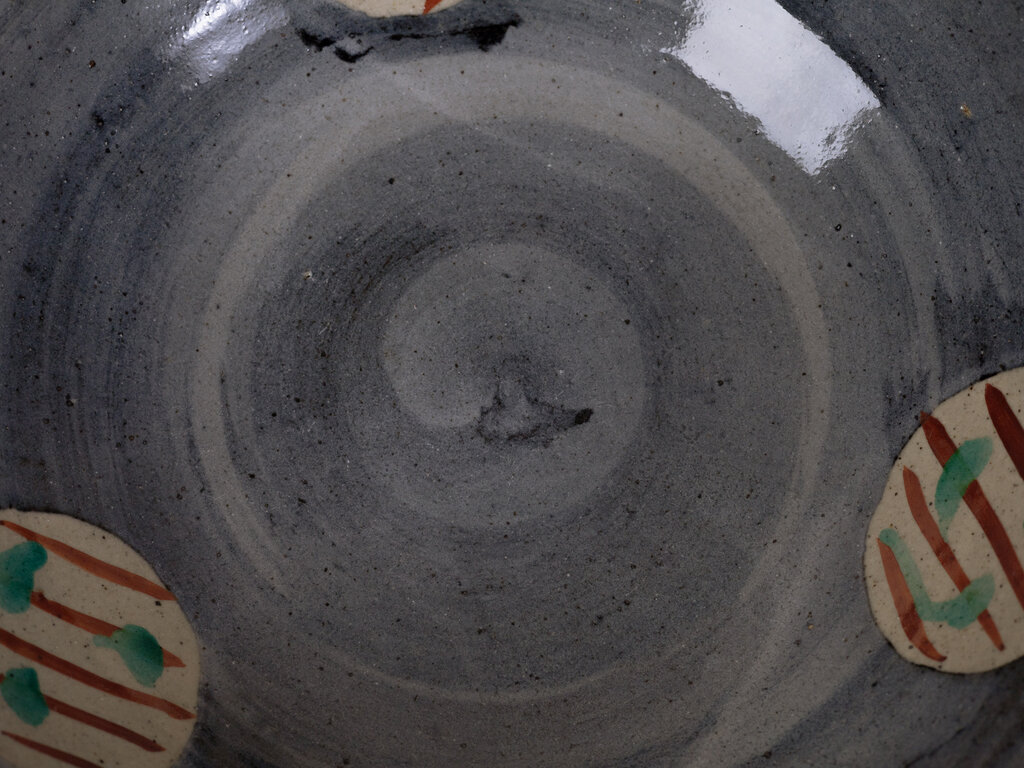 Antique Japanese Mashiko Serving Bowl