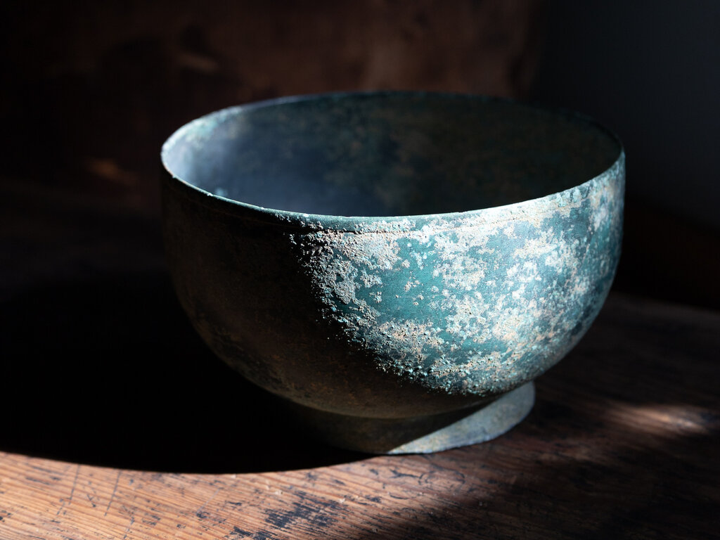 Antique Goryeo Period Bronze Bowl