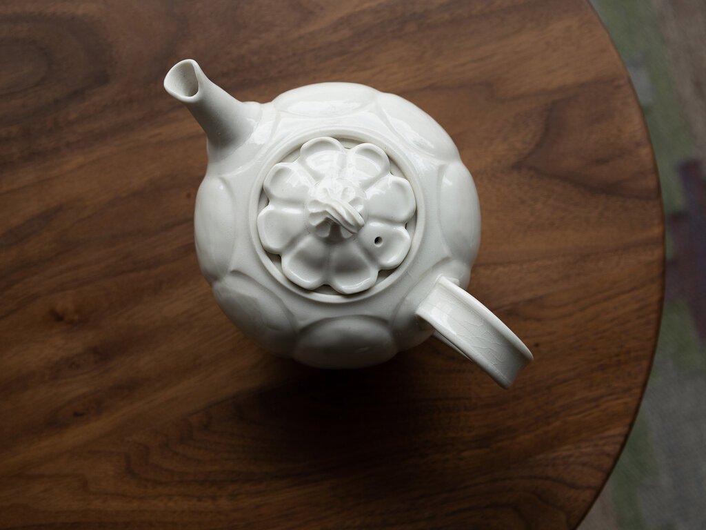 Renaud Sauvé Porcelain Pumpkin Teapot