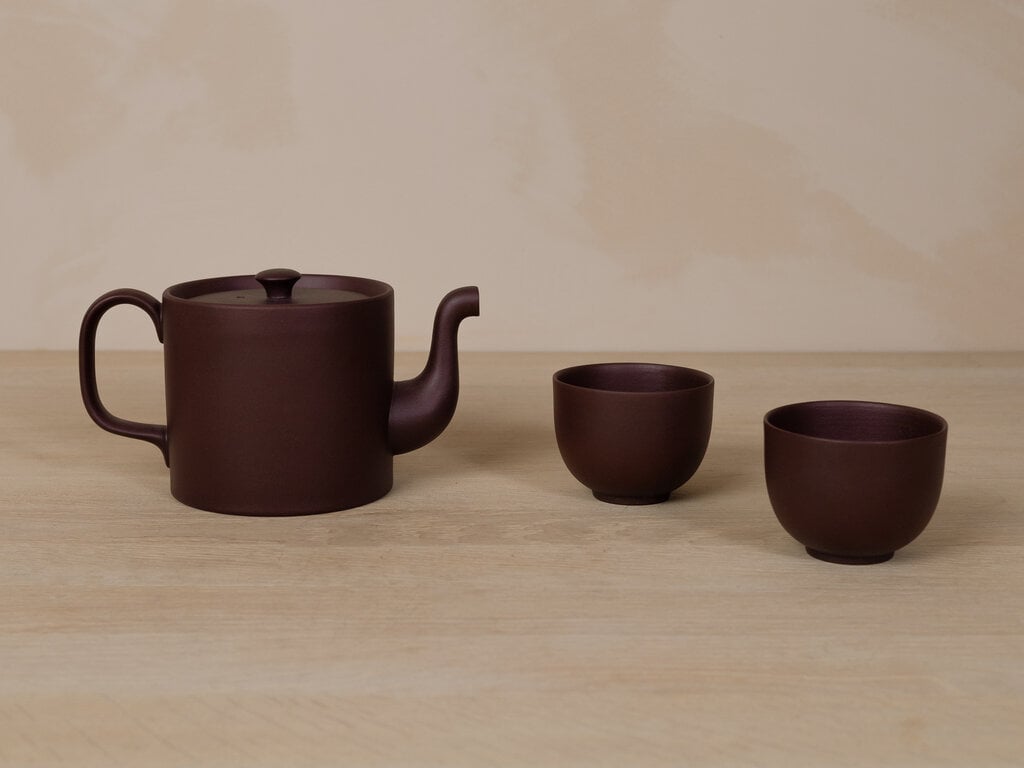 Jonas Lindholm Cylinder Teapot (Red Clay)