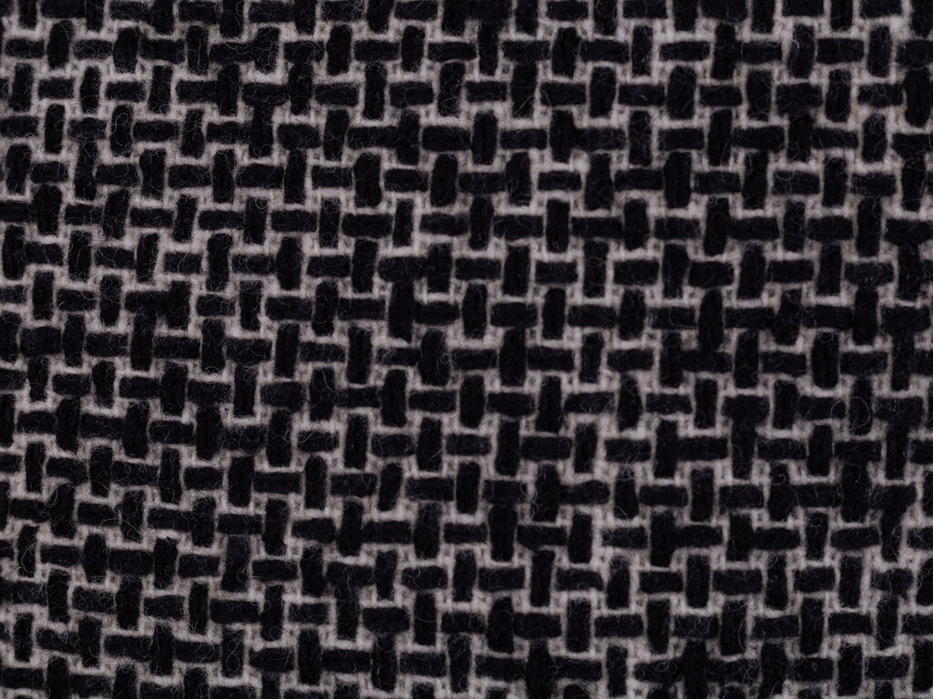 Mourne Textiles Mended Tweed Cushion: Monochrome V
