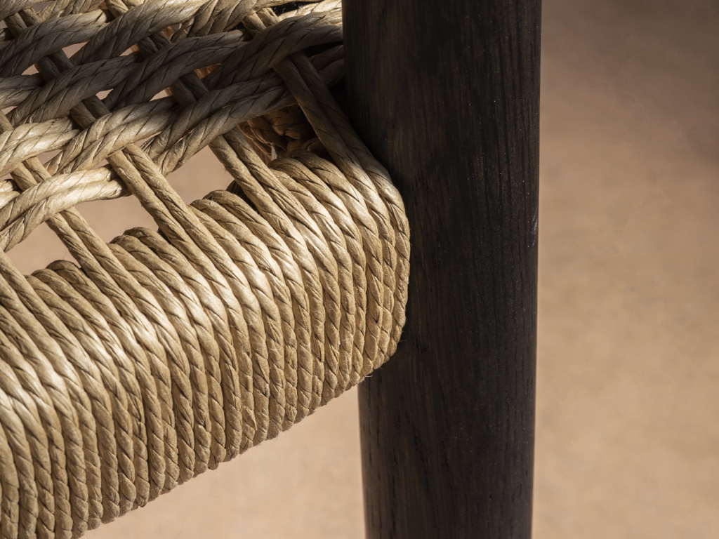 Karimoku Case N-DC02 Kinuta Dining Chair (Paper Cord)