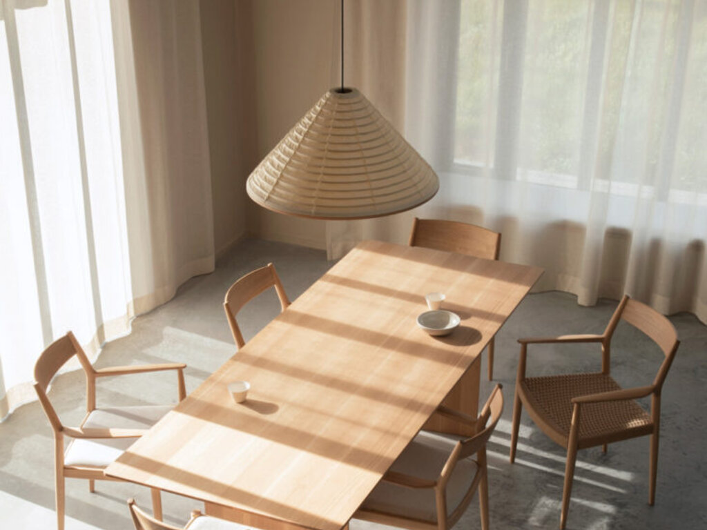 Norm Architects for Karimoku Case N-PL01 Cone Washi Pendant Light (70cm)