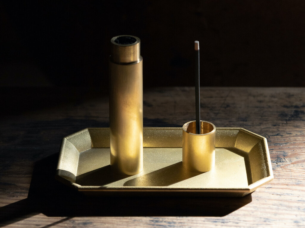 Mjölk Brass Incense Holder