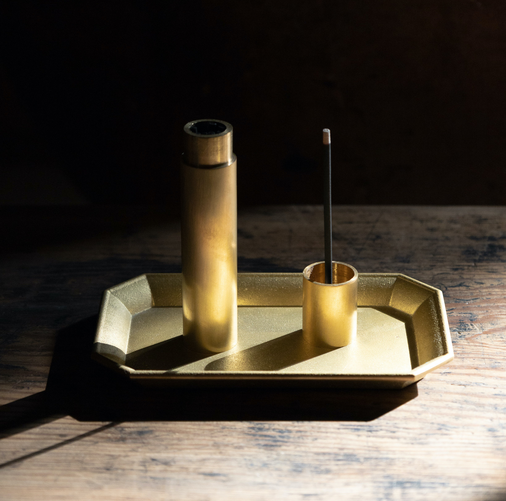 Mjolk : brass incense burner / case - Mjölk