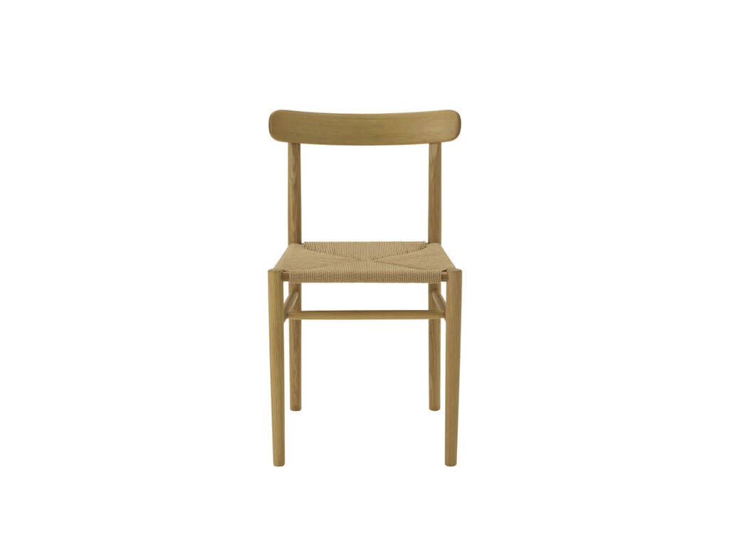 Maruni Lightwood Chair, Paper Cord