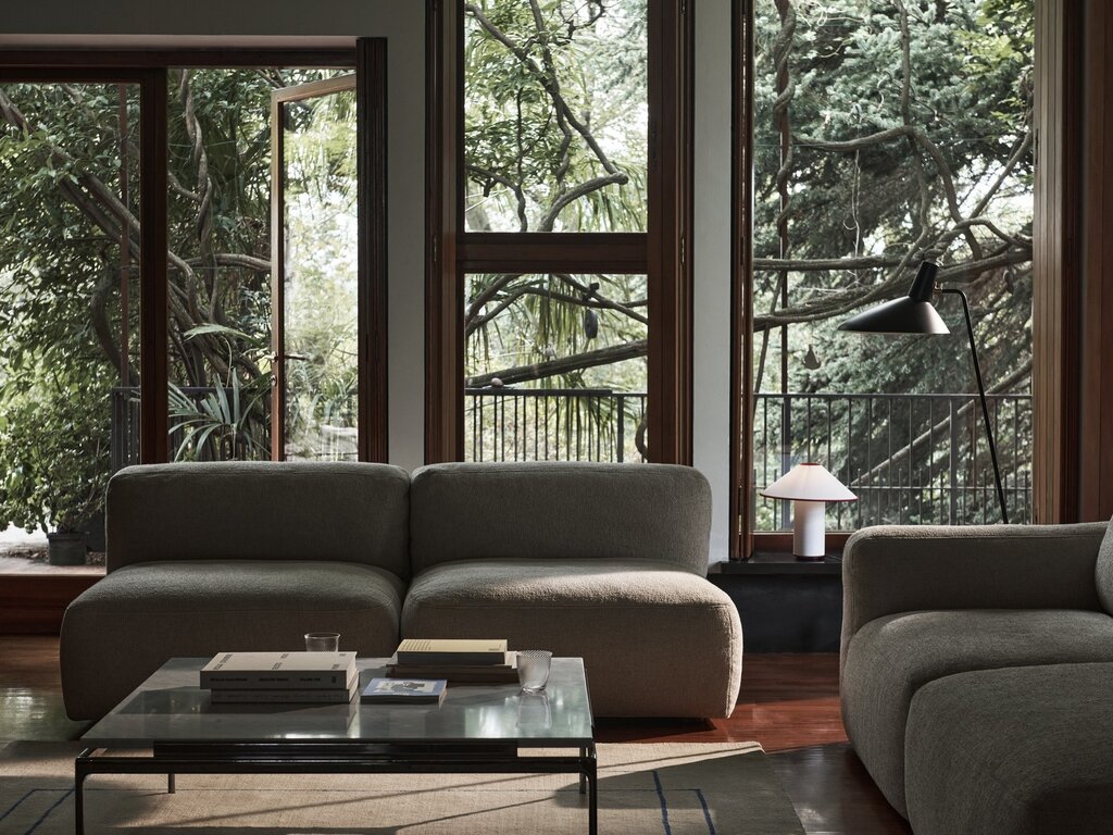 Edward van Vliet for &Tradition Develius Mellow Three Seater Sofa