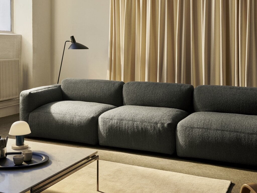 Edward van Vliet for &Tradition Develius Mellow Three Seater Sofa