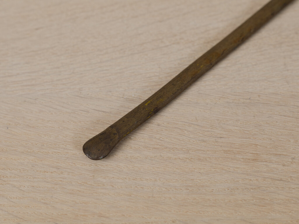Antique Long Spoon, Dark Brass