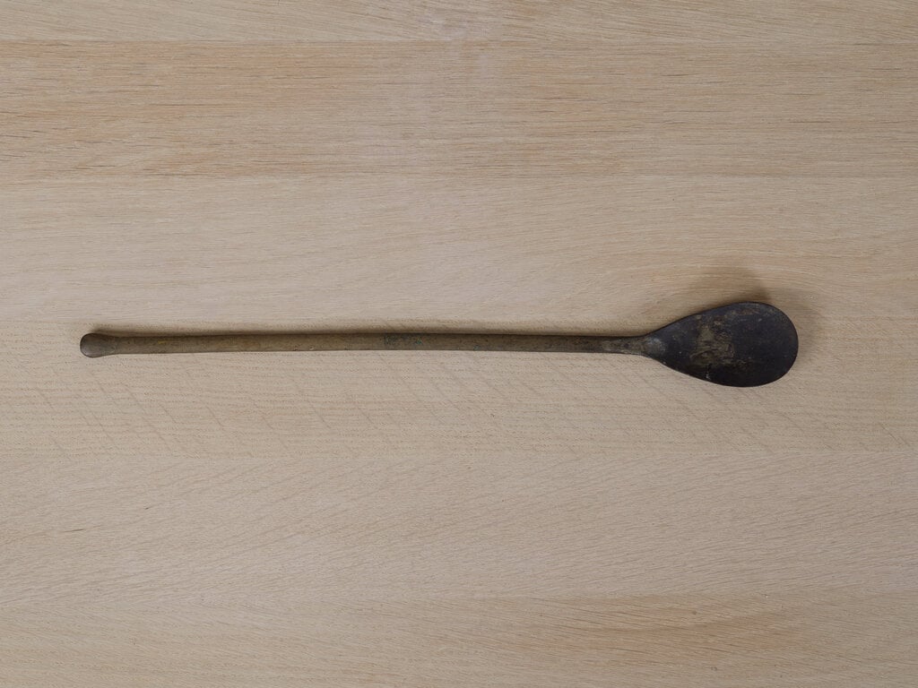 Antique Antique Dark Brass Spoon