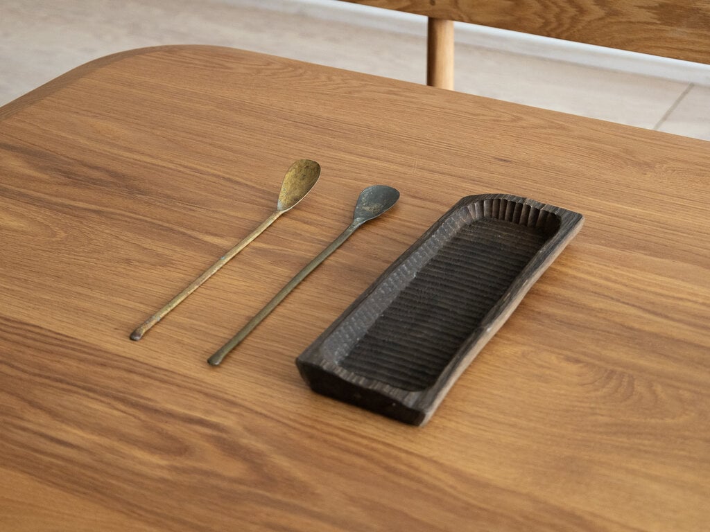 Antique Antique Dark Brass Spoon