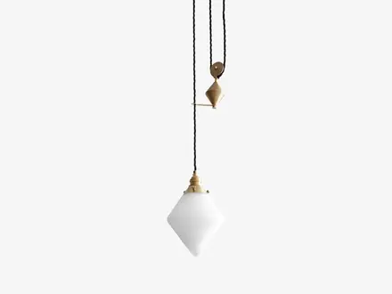 Oji Masanori for Mjölk Diamond Pendant Light (Adjustable) Oji Masanori for Mjölk Diamond Pendant Light (Adjustable)