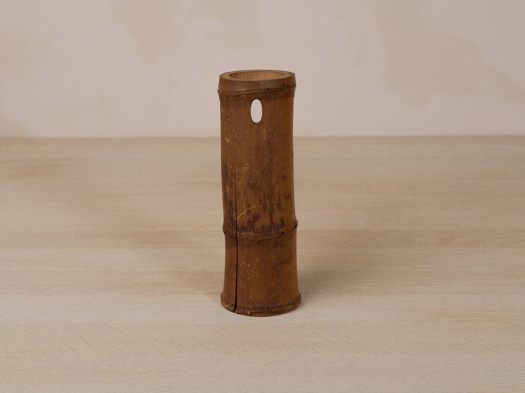 Antique Bamboo Wall Vase