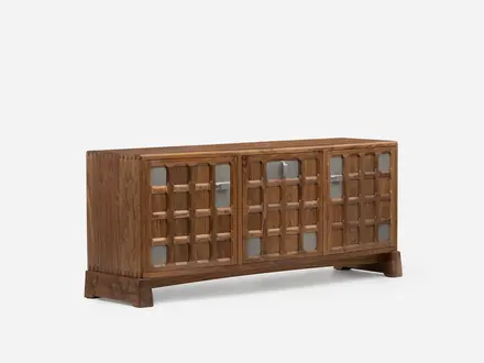 De La Espada Arts and Crafts 3-Unit Sideboard Low