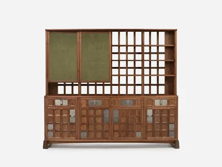 De La Espada Arts and Crafts 4-Unit Cabinet (Flores Textile)