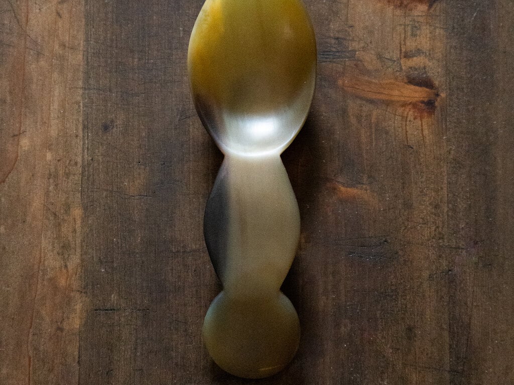 Jurgen Lehl Yellow Horn Spoon