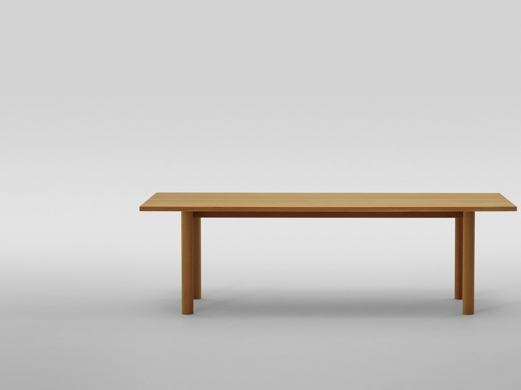 Naoto Fukasawa for Maruni Malta Dining Table, Wood Legs