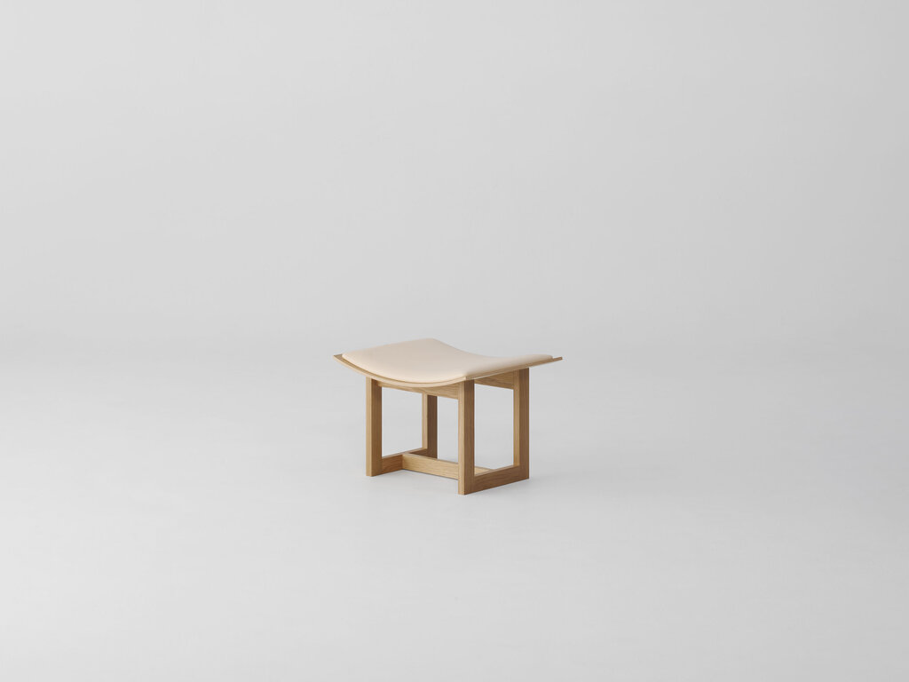 Koyori Makuri Ottoman (Upholstered Seat)