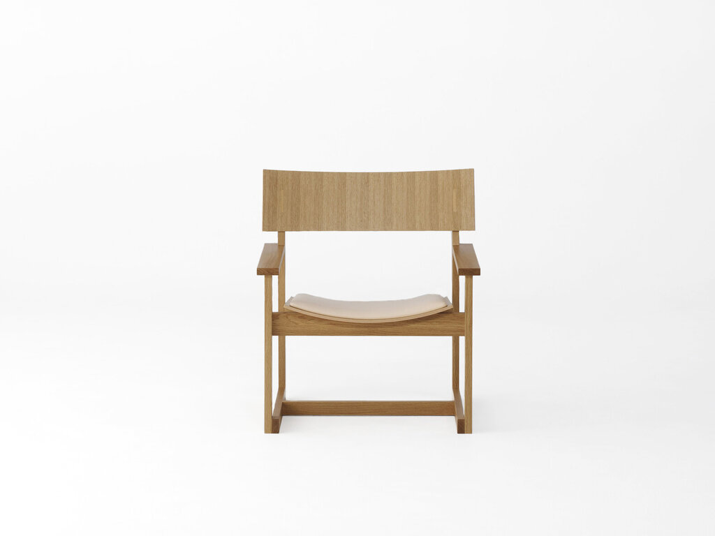 Koyori Makuri Lounge Chair (Upholstered Seat)