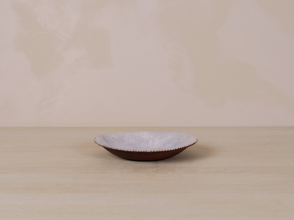 Yoji Yamada Medium White Glaze Dish 24